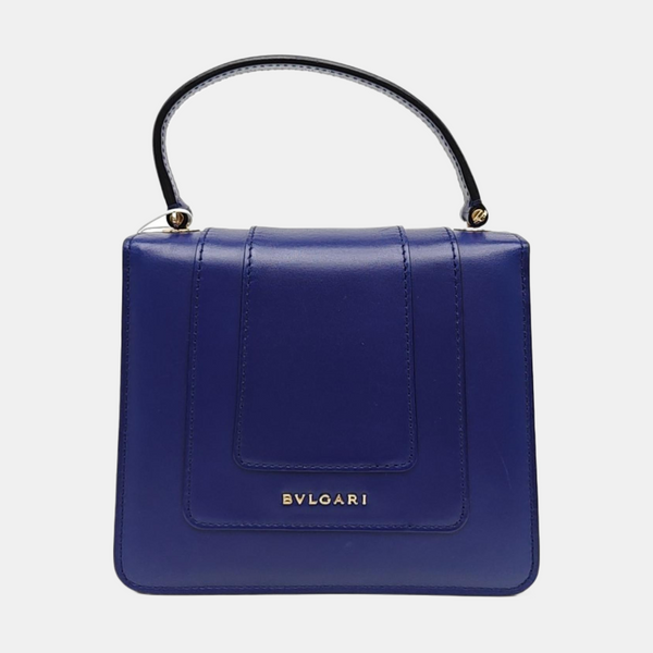 SERPENTI FOREVER Small Calfskin Blue