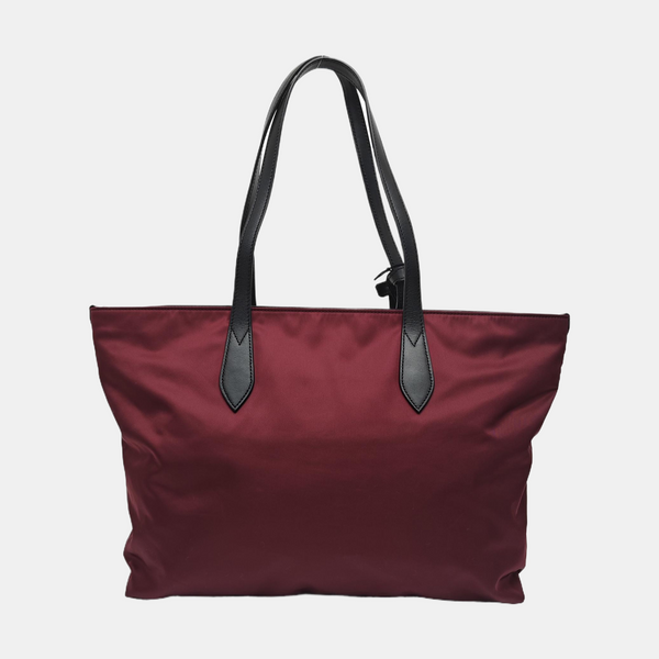 Nylon Tote Bag Red