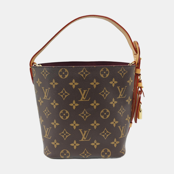 ALL IN Monogram Coated Canvas Brown