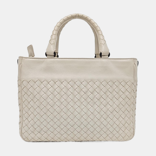 Lambskin Tote Bag White