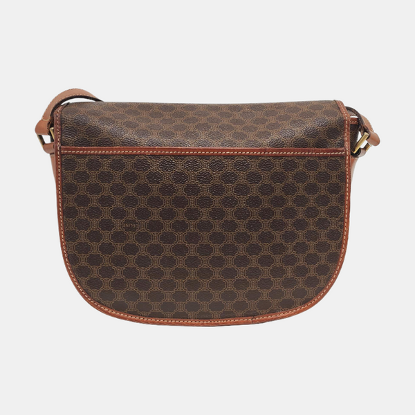 MACADAM CLUTCHES Coated Canvas Brown
