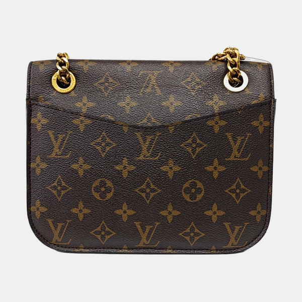 PASSY Monogram Coated Canvas Brown