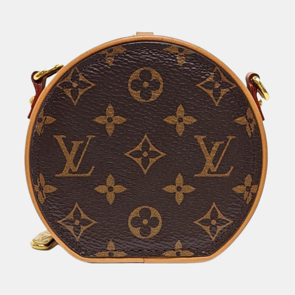 BOITE CHAPEAU Monogram Coated Canvas Brown