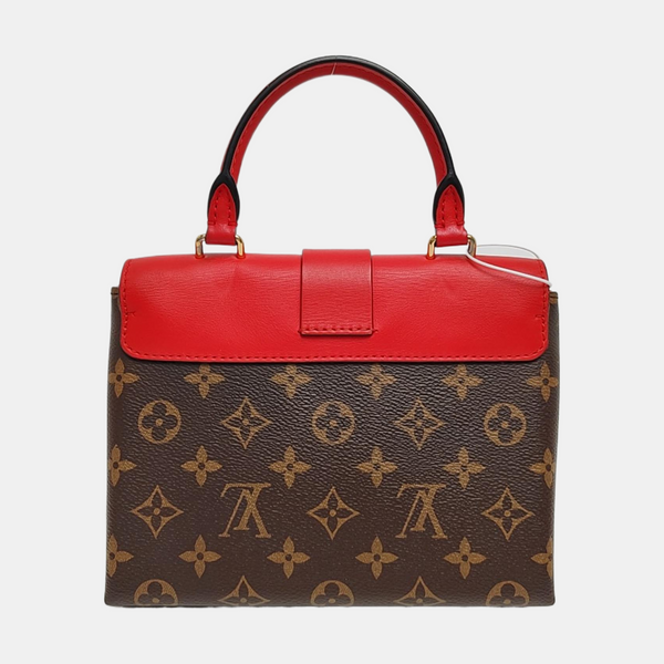 Authenticated pre-owned LOCKY BB Monogram Coated Canvas Red - Shoulder Bag at Looply