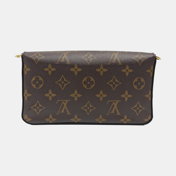 FÉLICIE Monogram Coated Canvas Brown