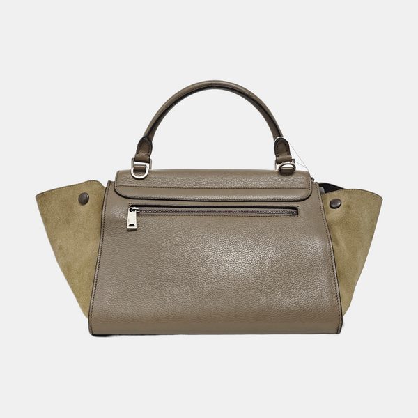 TRAPEZE Small Calfskin Gray