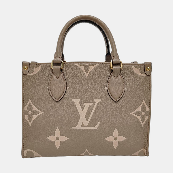 ONTHEGO PM Monogram Calfskin Gray