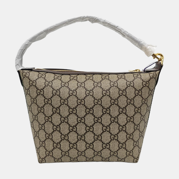Ophidia Super Mini Monogram Coated Canvas Beige