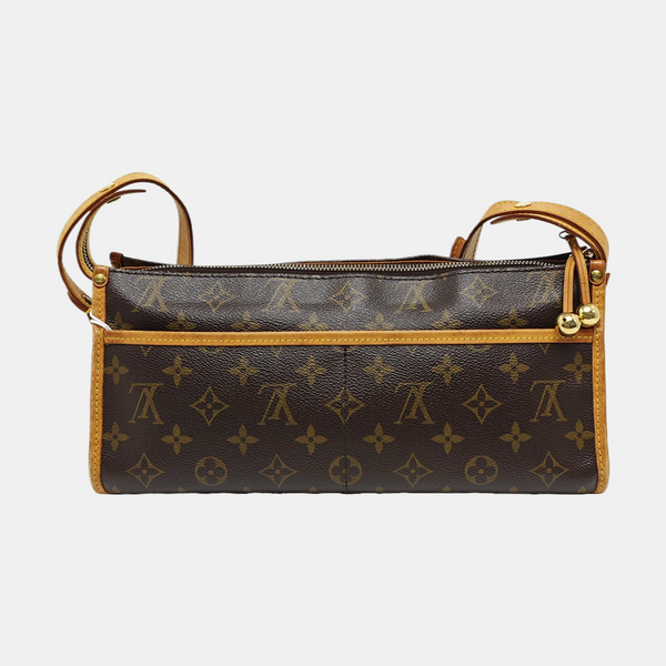 POPINCOURT Monogram Coated Canvas Brown