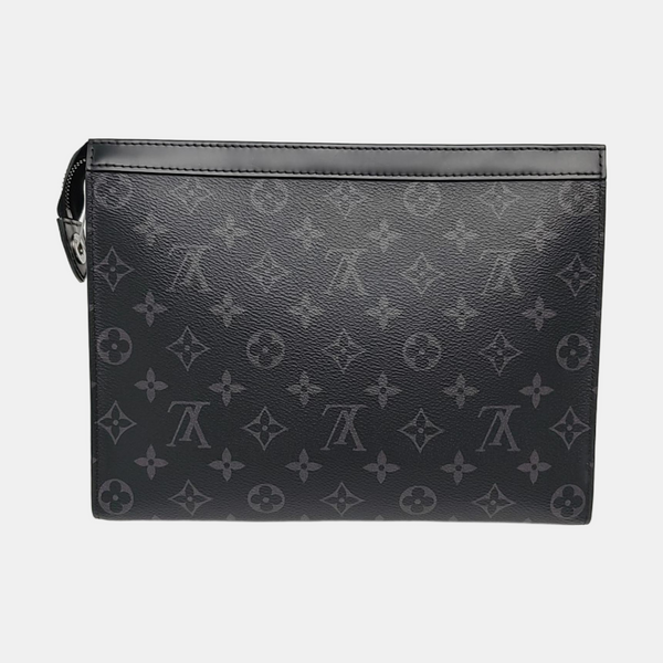 Pochette Voyag MM Monogram Coated Canvas Black