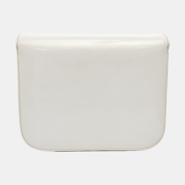CLASSIC BOX Medium Calfskin White