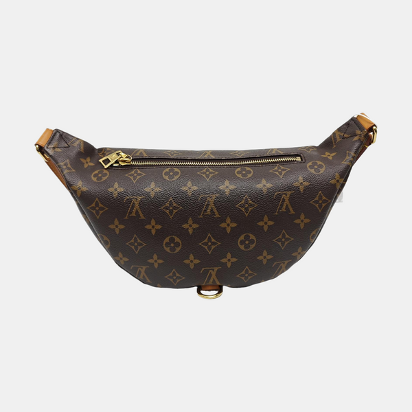 BUMBAG Monogram Coated Canvas Brown