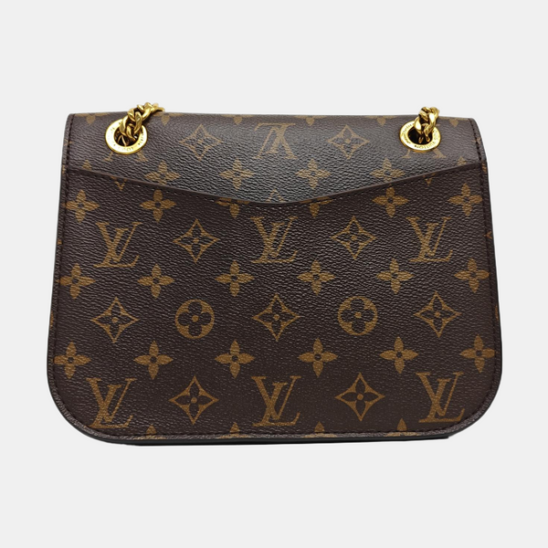 PASSY Monogram Coated Canvas Brown