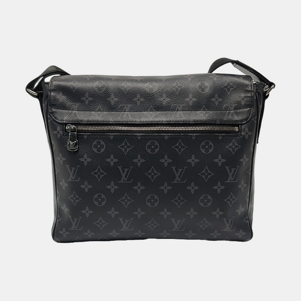DISTRICT MM Damier Graphite Coated Canvas Black