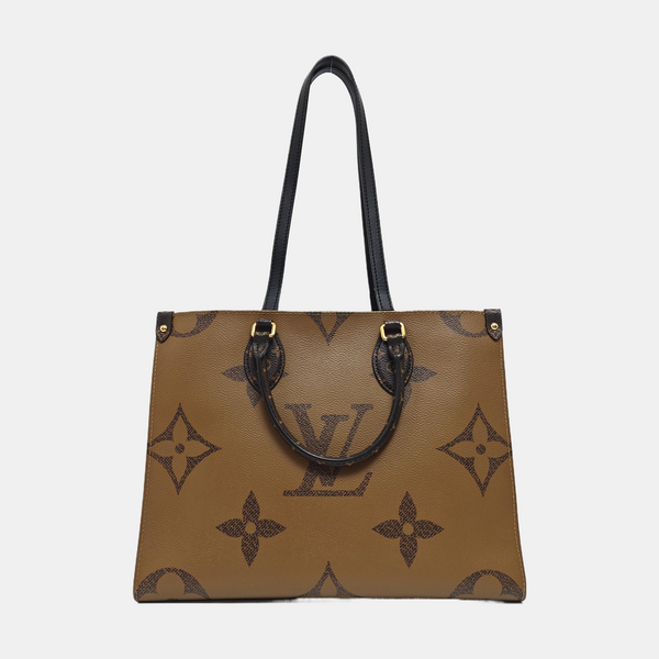 ONTHEGO MM Monogram Coated Canvas Brown