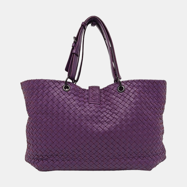 Authenticated pre-owned Roma Lambskin Purple - Tote Bag at Looply