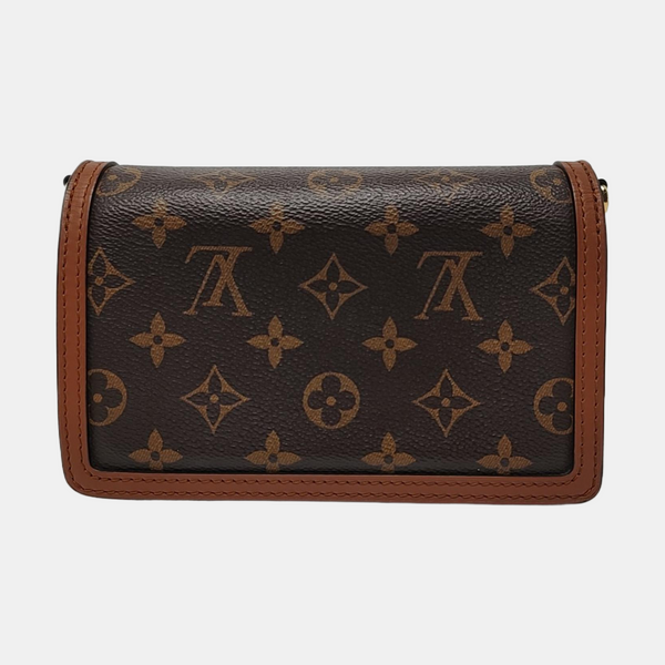 DAUPHINE WOC Monogram Coated Canvas Brown