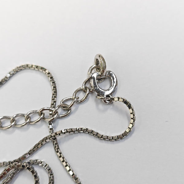 CD Swing Metal Silver Necklace
