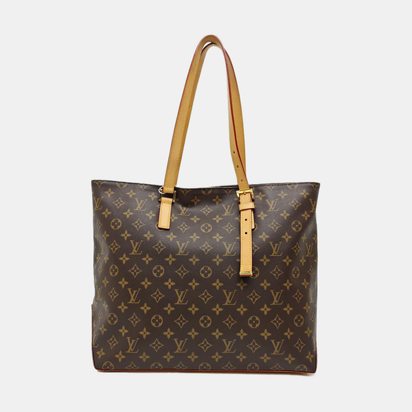 CABAS MEZZO Monogram Coated Canvas Brown