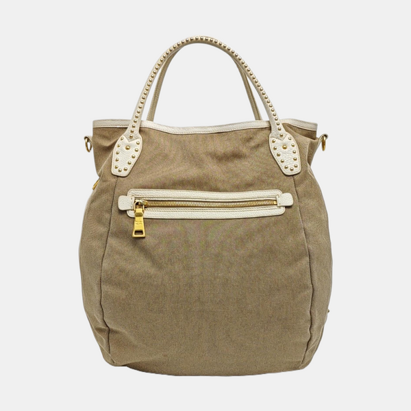 Canvas Shoulder Bag Brown