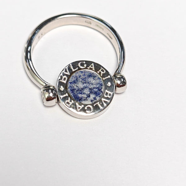 BVLGARI BVLGARI 18k White Gold Silver Ring EU 51