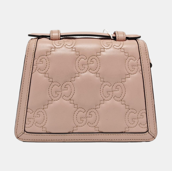GG Matelassé Quilted Calfskin Pink