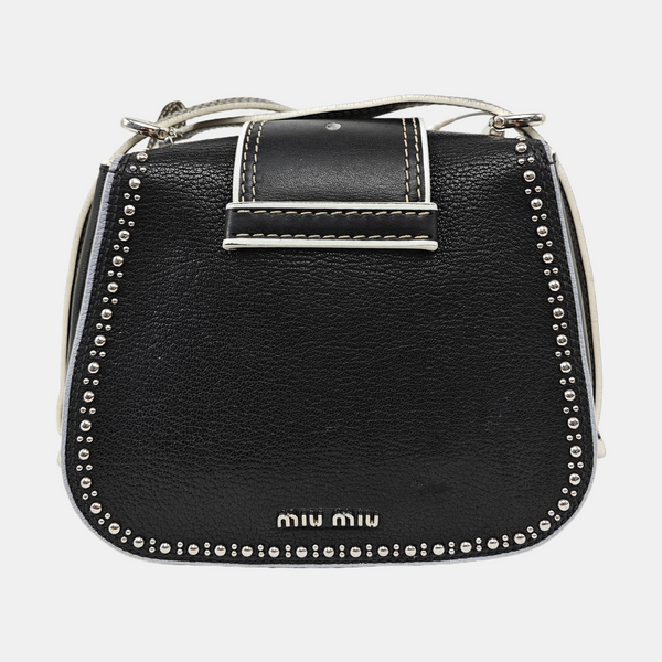 Miu Lady Calfskin Black