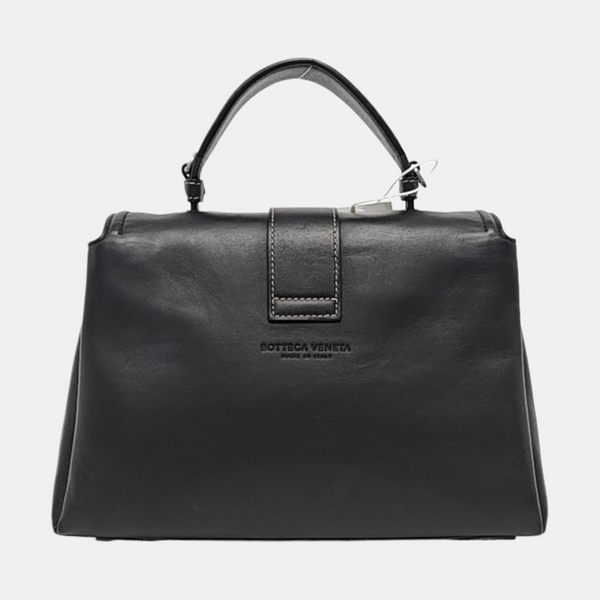 Piazza Small Calfskin Black