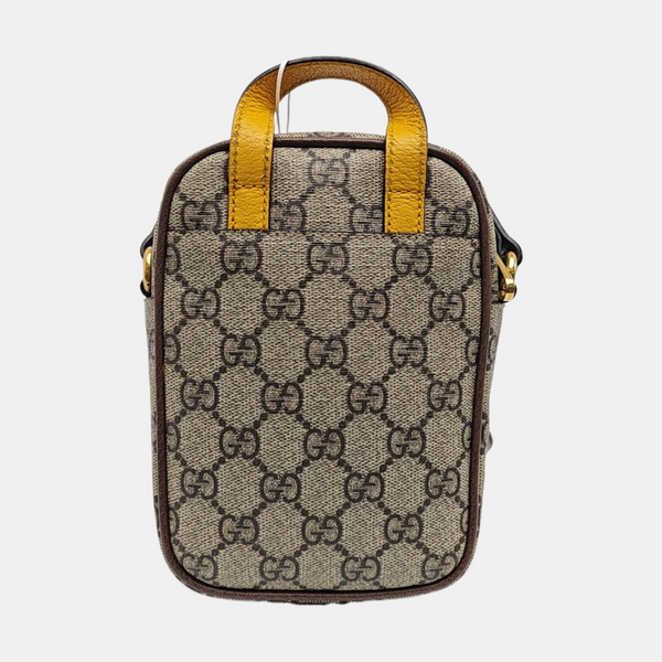 Neo Vintage Mini Monogram Coated Canvas Brown