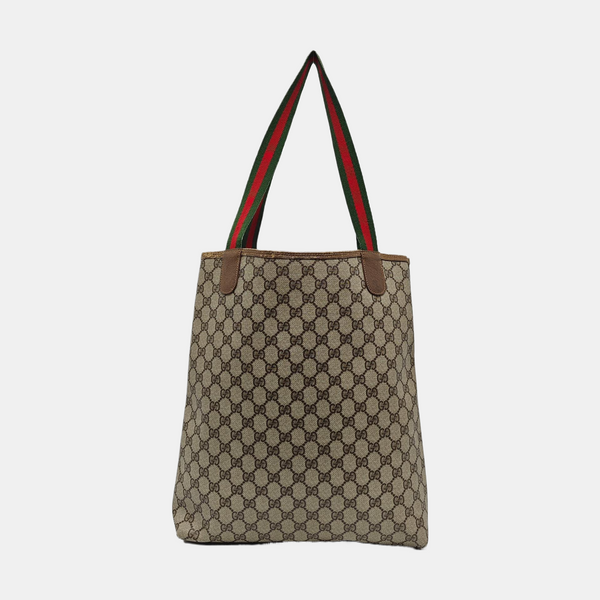 GG Supreme Monogram Coated Canvas Beige