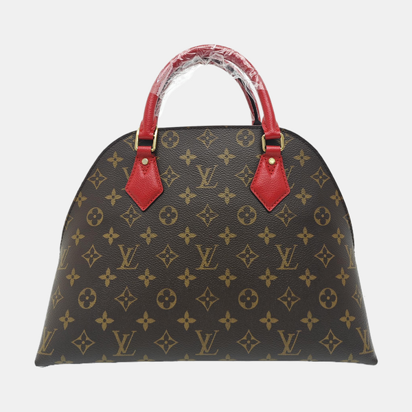 ALMA BNB MM Monogram Coated Canvas Brown