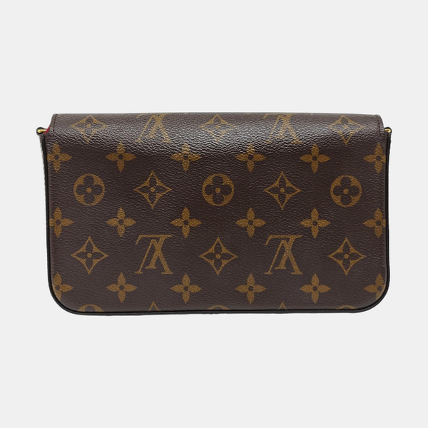 FÉLICIE Monogram Coated Canvas Brown
