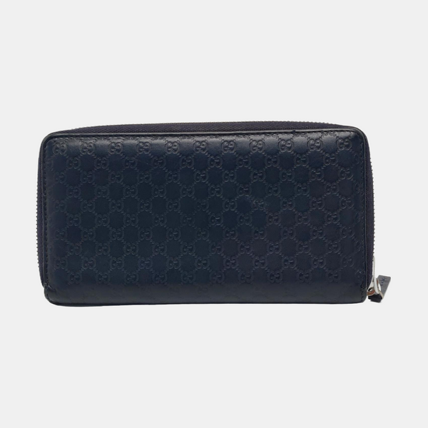 Monogram Calfskin Wallet Blue