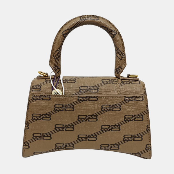Hourglass XS Coated Canvas Brown