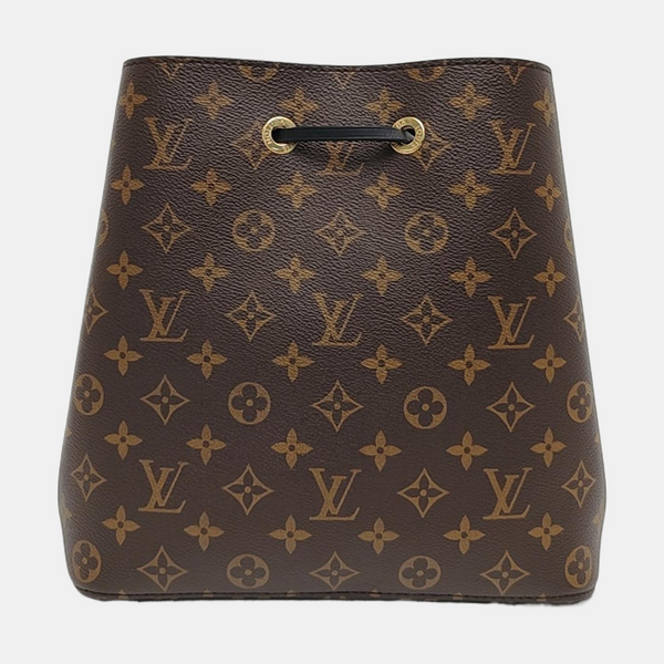 NÉONOÉ MM Monogram Coated Canvas Brown