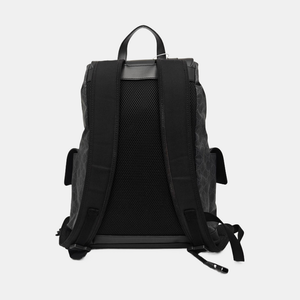 GG Supreme Monogram Coated Canvas Black