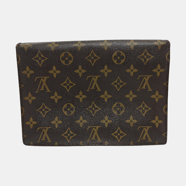 POCHETTE RABAT Monogram Coated Canvas Brown