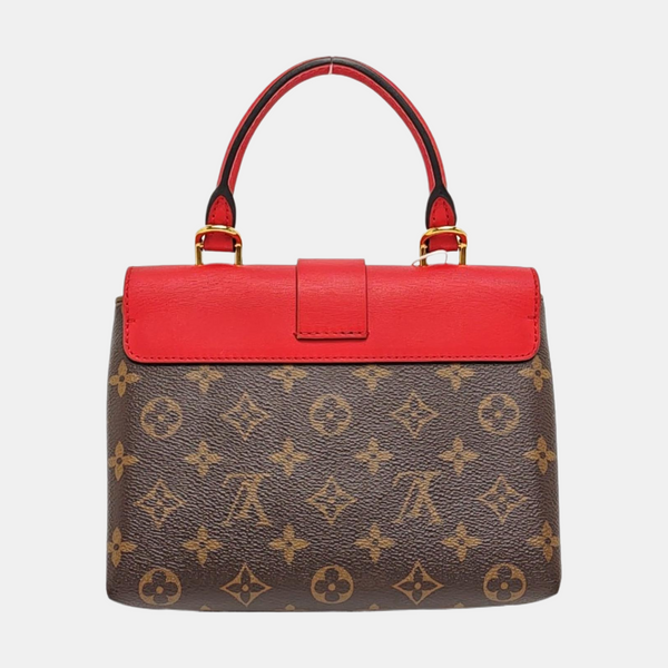 LOCKY BB Monogram Coated Canvas Red