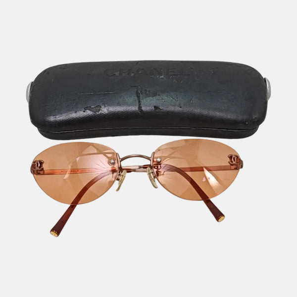 Metal Sunglasses Orange