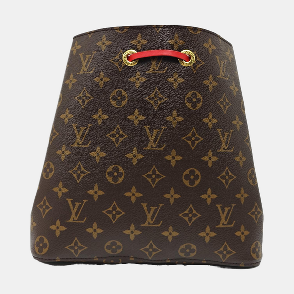 NÉONOÉ MM Monogram Coated Canvas Brown