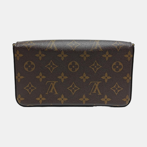 FÉLICIE Monogram Coated Canvas Brown