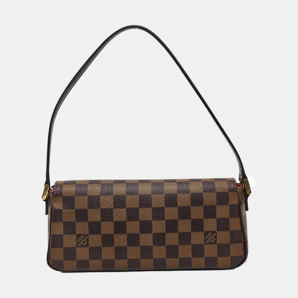 RECOLETA Damier Ebene Coated Canvas Brown