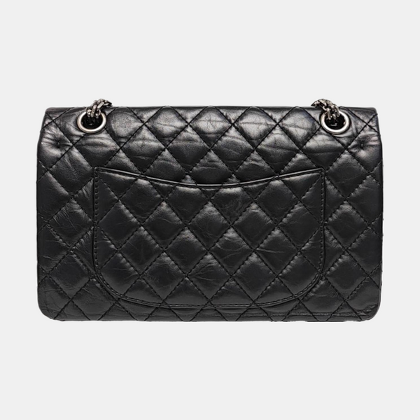 2.55 225 (small) Quilted Calfskin Black