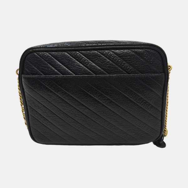 BB Quilted Calfskin Black