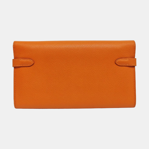Kelly Epsom Orange Wallet