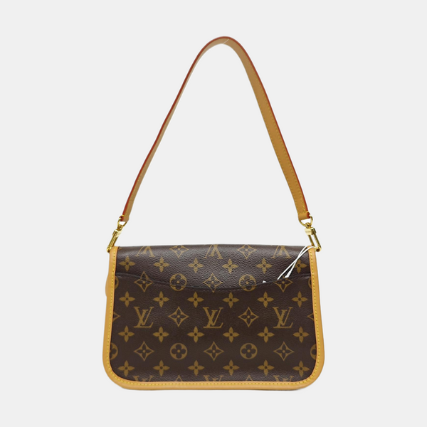 DIANE Monogram Coated Canvas Brown