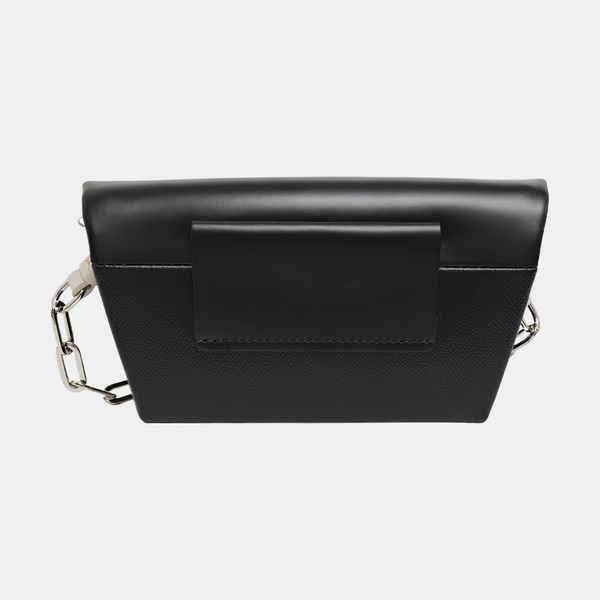 Leather Shoulder Bag Black