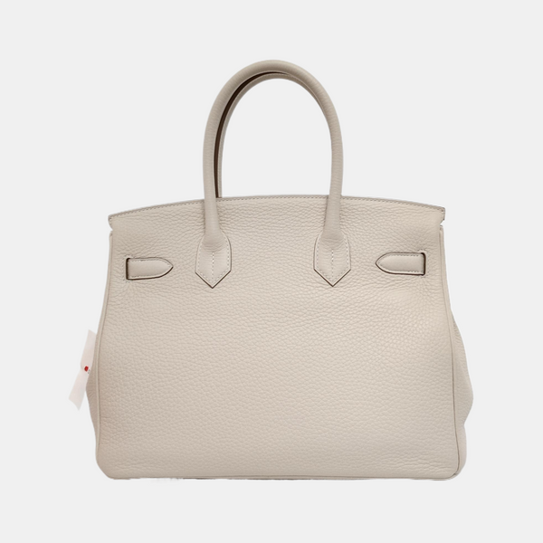 Birkin 30 Clemence White