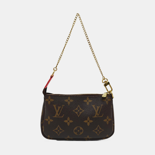 ACCESSOIRES Mini Monogram Coated Canvas Brown