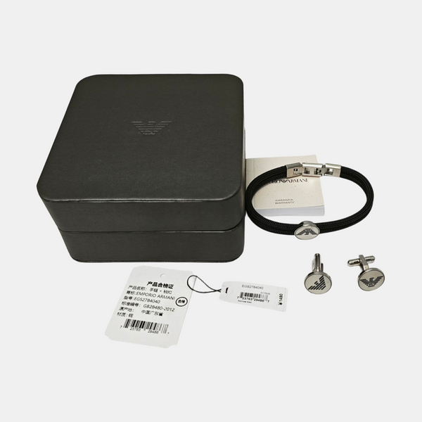 Steel Silver Jewelry Set